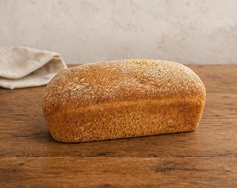 Organic 100%  Whole Einkorn Sourdough Bread Loaf