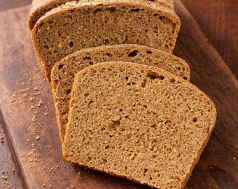 Organic 100% Whole Spelt Sourdough Bread Loaf