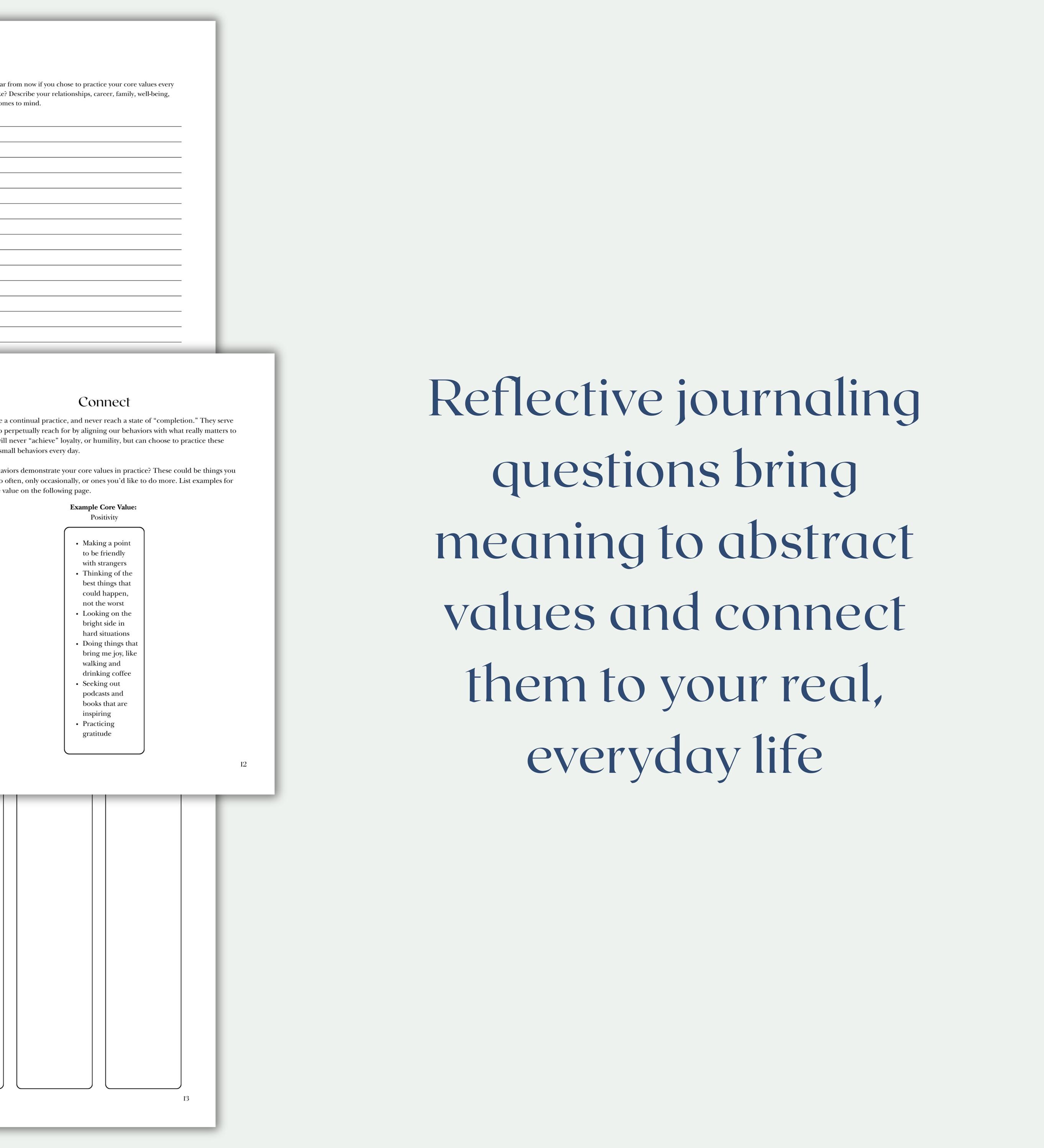 Core Values Worksheet, Therapist-made Values Identification Guided ...