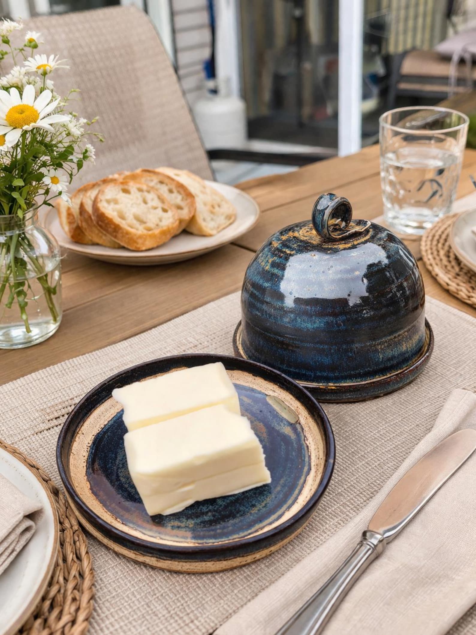 Handcrafted Ceramic Butter Dish