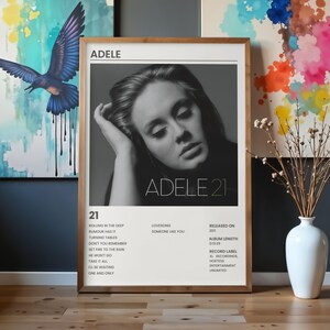 Adele Album Art Work Poster Print A3/A4