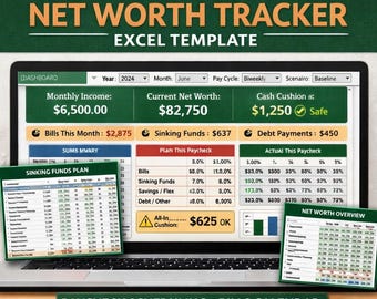 Personal Networth Budget Savings Tracker