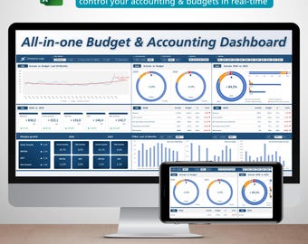 Small Business Budget Template Excel | Financial Dashboard, Expense Tracker (Excel)