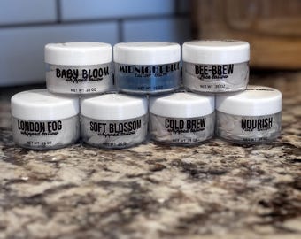 Little Whips • Assorted Grass fed Tallow Skincare Sample Jars  (0.25 oz)
