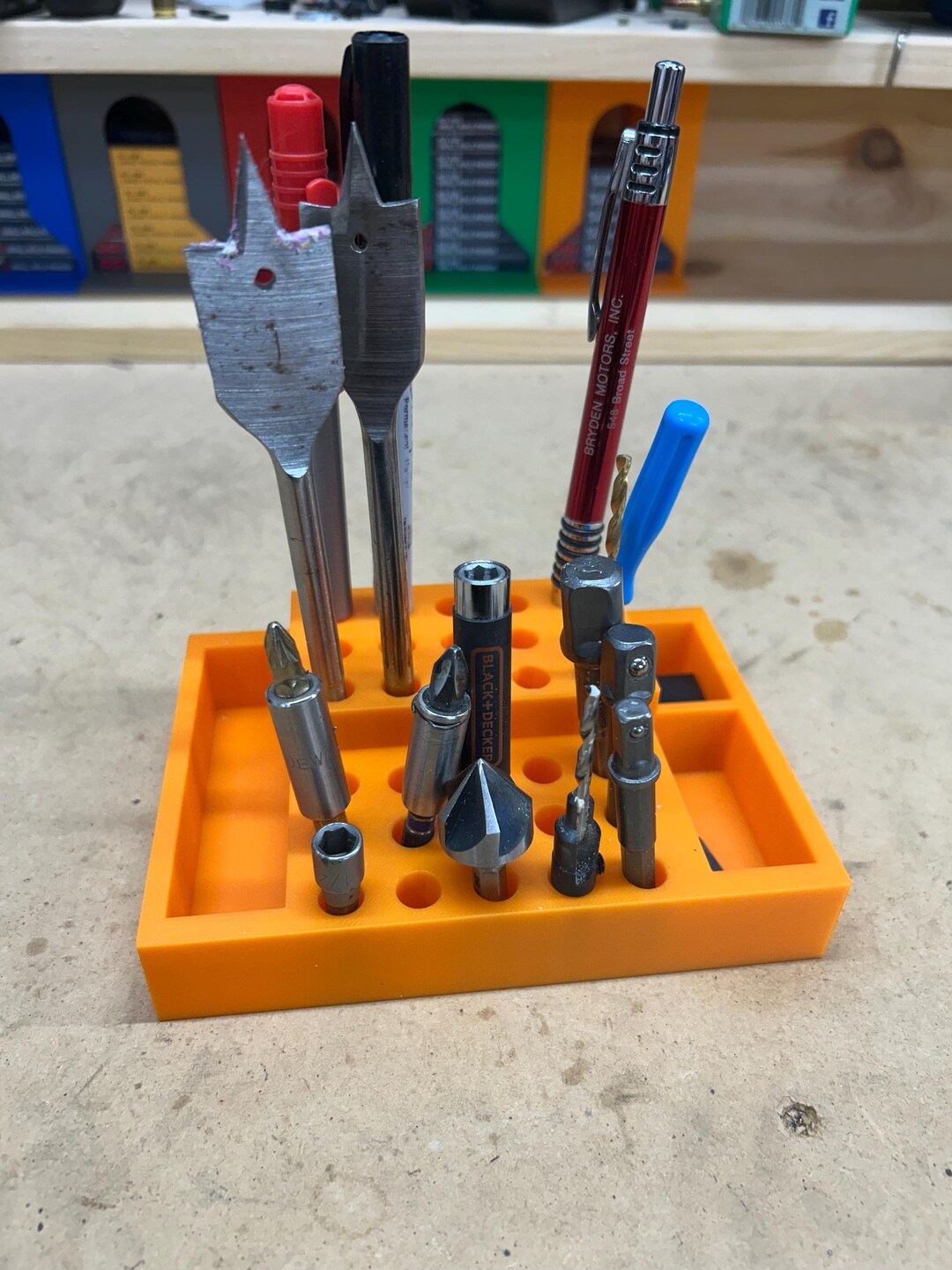 1/4 Drive Bit Organizer - Etsy