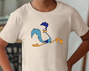 Looney Tunes Shirt, Road Runner Tee, Wile E Coyote Cartoon Shirt, Vintage Graphic T-Shirt, Retro Cartoon Fan Gift