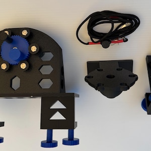 Reptillverkningsmaskin — 3D-printad snoddvinnare, 2 till 12 trådar, rostfria ståldetaljer, precisionslager, makramé- och broderiverktyg