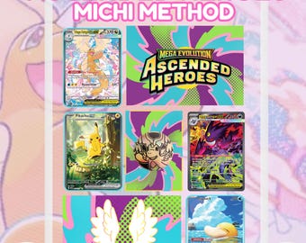 Ascended Heroes Michi Method Printable TCG Binder Pocket Flare | Digital Download