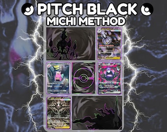Pitch Black (Abyss Eye) Michi Method Printable TCG Binder Pocket Flare | Digital Download