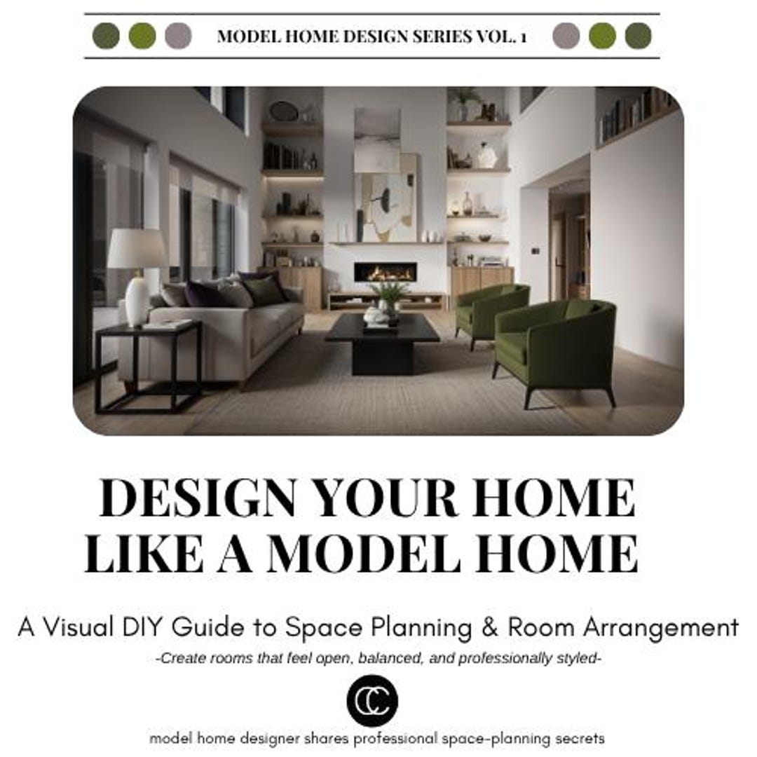 Model Home Design Guide, Space Planning, Room Arrangement (DIY Visual ...