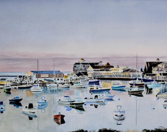 Wychmere Morning - Cape Cod Aquarell