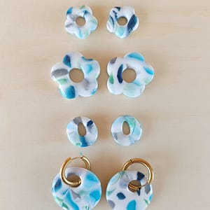 Boucles d'oreilles pampilles interchangeables pour créoles