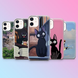 ジジ キキ 携帯ケース 配達サービス ジブリカバー iPhone 17Pro、16、15、14、13、12、Samsung S26、S25、S24、S23、A17、A57、A37 Pixel 10 9用