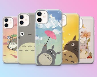 Totoro telefoonhoesje Studio Ghibli Spirited Away Cover voor iPhone 17Pro, 16, 15, 14, 13, 12, Samsung S26, S25, S24, S23, A17, A57, A37 Pixel 10,9
