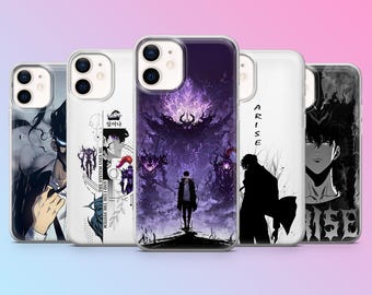 Solo Leveling-telefoonhoesje Anime Jin-Woo Cover voor iPhone 17Pro, 16, 15, 14, 13, 12, Samsung S26, S25, S24, S23, A17, A57, A37 Pixel 10, 9