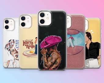 Harry Phone Case Kiss All The Time Styles Cover voor iPhone 17Pro, 16, 15, 14, 13, 12, Samsung S26, S25, S24, S23, A17, A57, A37 Pixel 10, 9