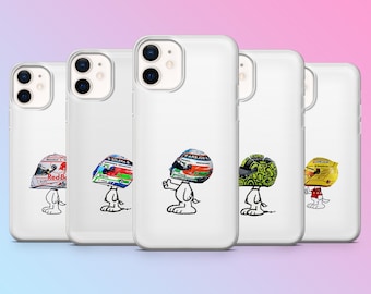 F1 Helmen Telefoonhoes Norris Antonelli Cover voor iPhone 17Pro, 16, 15, 14, 13, 12, Samsung S26, S25, S24, S23, A17, A57, A37 Pixel 10, 9