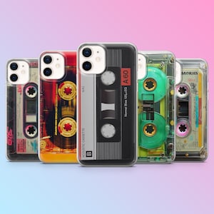 Vintage Cassette Phone Case VHS Walkman Cover for iPhone 18Pro, 17, 16, 15, 14, 13, Samsung S26, S25, S24, S23, A17, A57, A37 Pixel 11, 10