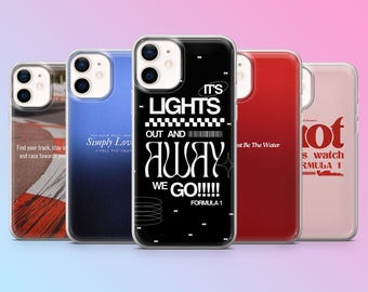 F1 Quotes-telefoonhoesje Simply Lovely Lights Out Cover voor iPhone 17Pro, 16, 15, 14, 13, 12, Samsung S26, S25, S24, S23, A17, A57, A37 Pixel 10,9