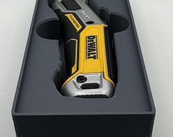 DeWalt ToughSeries Flip Utility Knife Organizer Tray - 3D Printed Gridfinity Insert - Precision Fit DWHT10999