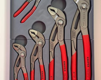 Knipex Cobra Pliers Organizer Tray – 3D Printed Gridfinity Insert for All Sizes