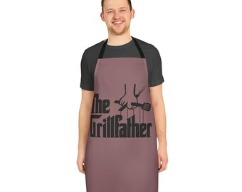 The Grillfather Apron | Funny BBQ Chef Cooking Gift