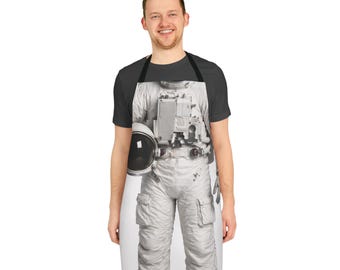 NASA Astronaut Suit Apron | Space Helmet Kitchen Apron
