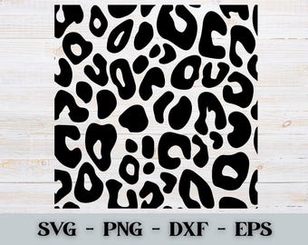 Motif léopard SVG | Motif guépard répétitif | Fichier de découpe tendance et sans couture à télécharger