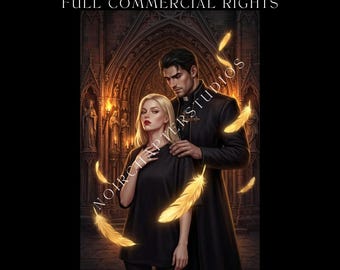 Premade Dark Romance Fantasy Character Art | Book Cover Illustration (Digital Download)
