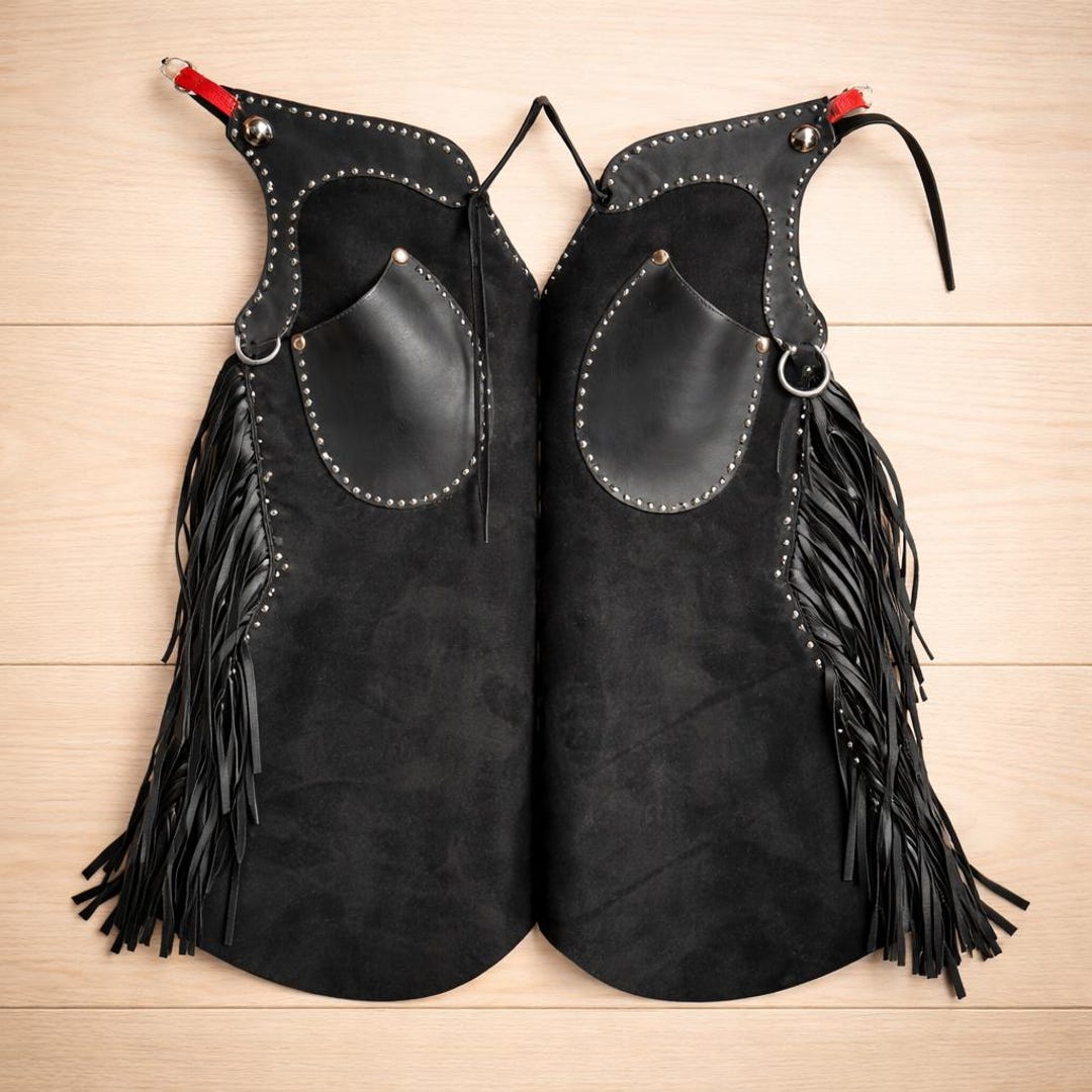 Handmade Suede Leather Fringe Chaps – Arizona Bell Style Riding Gear - Etsy