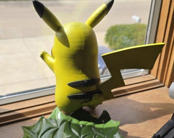 Angry Pikachu Window Fixture