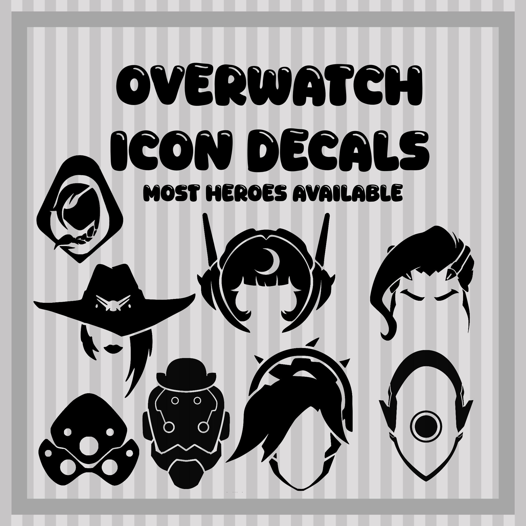 Overwatch Icon Vinyl Decal - Etsy