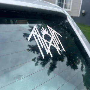 ST sigil | holographic | floral | girly band decal | Sleep | FREE SHIPPING