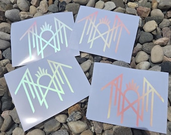 ST sigil | holographic | floral | girly band decal | Sleep