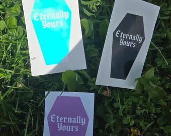 Eternally yours coffin | Motionless in white decal