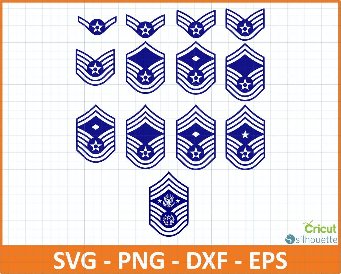 Air force rank insignia - Etsy 日本