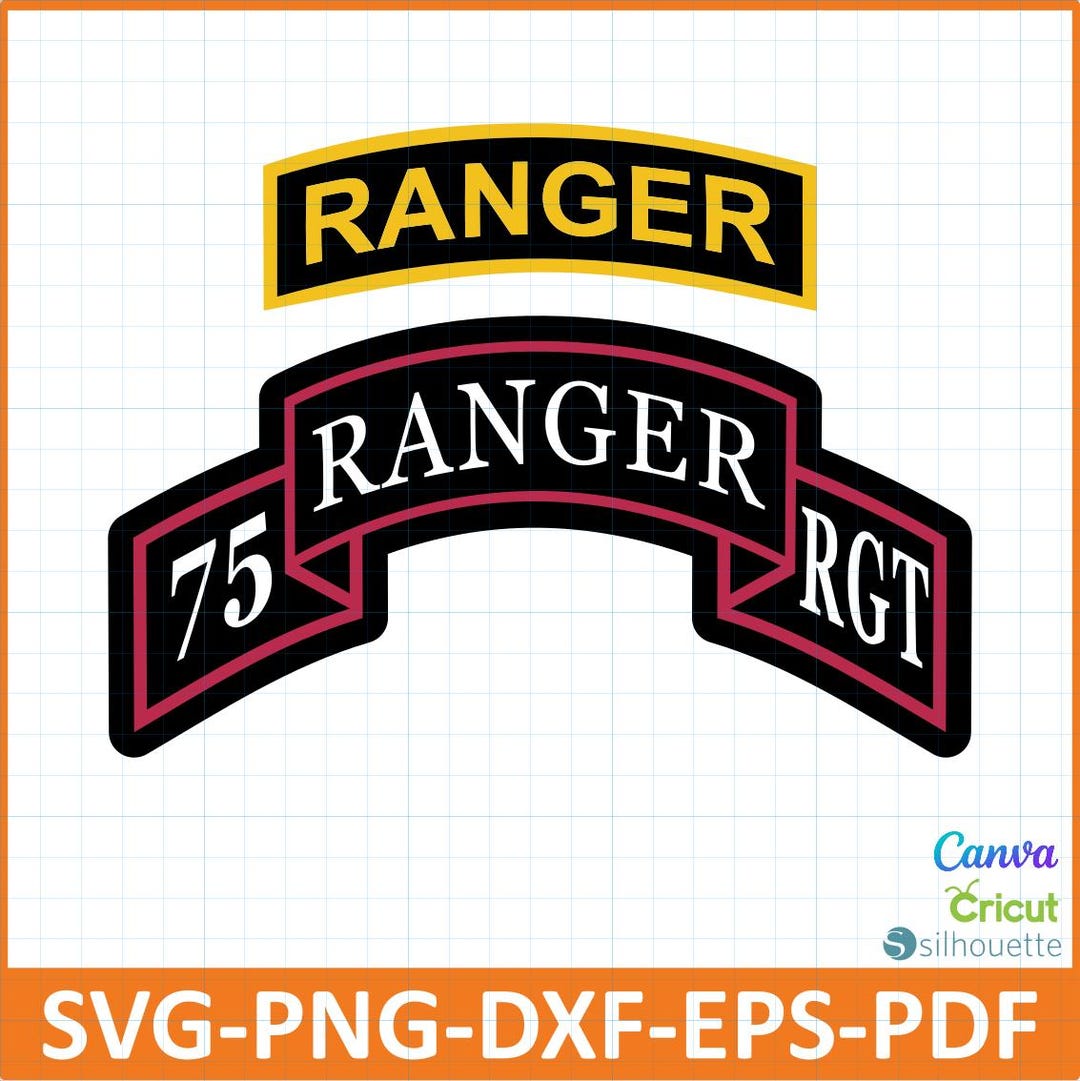 US Army 75th Ranger Regiment Patch With Digital Design.perfect for ...