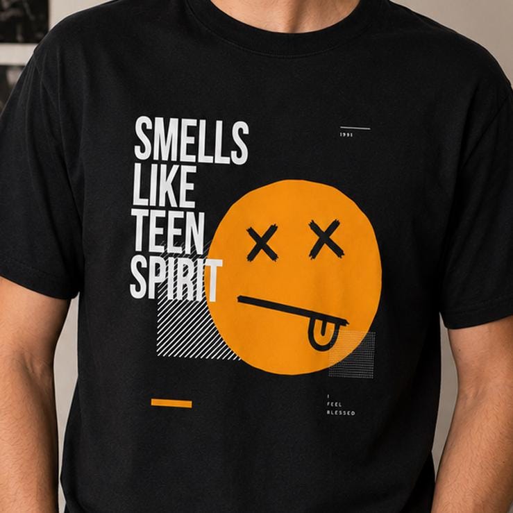 Smells Like Teen Spirit Tshirt - Etsy