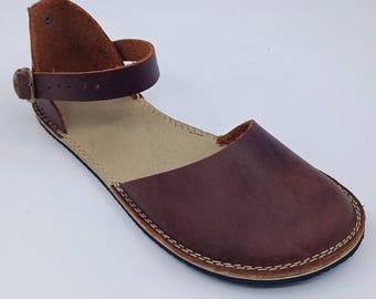 Eco-Friendly Barefoot Leather Sandals | Minimalist and Sustainable Footwear