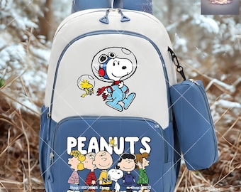Cartoon  Friends Cartoon Backpack, Water Resistant Nylon School Bag