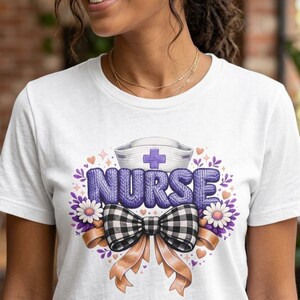 Maglietta da infermiera, regalo significativo per lei, maglietta di apprezzamento per infermiere/i (RN/LPN), regalo per infermiera/e registrata/o, maglietta da infermiera con toppa retrò, regalo di laurea in medicina