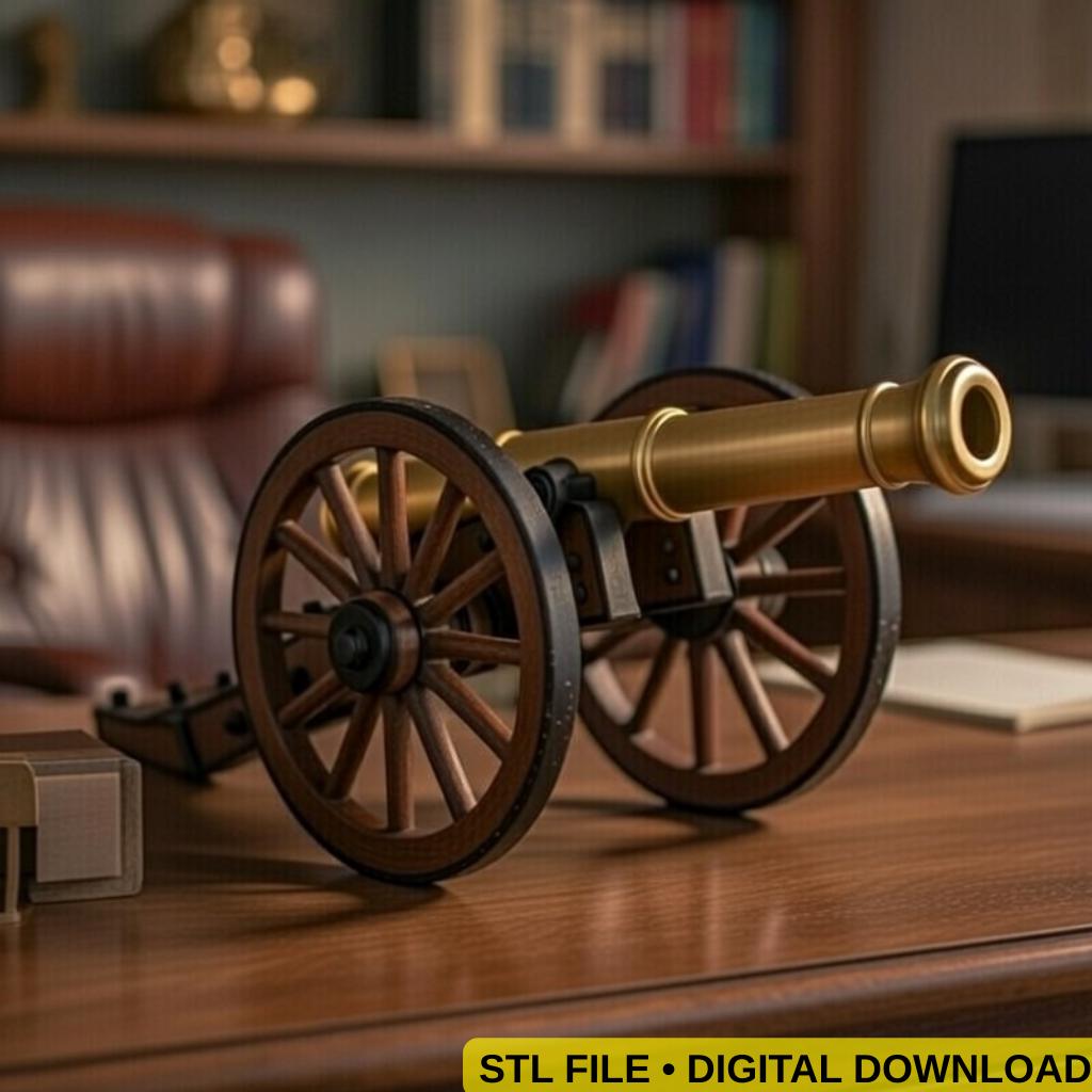 Réplique Canon de la Guerre de Sécession en Métal