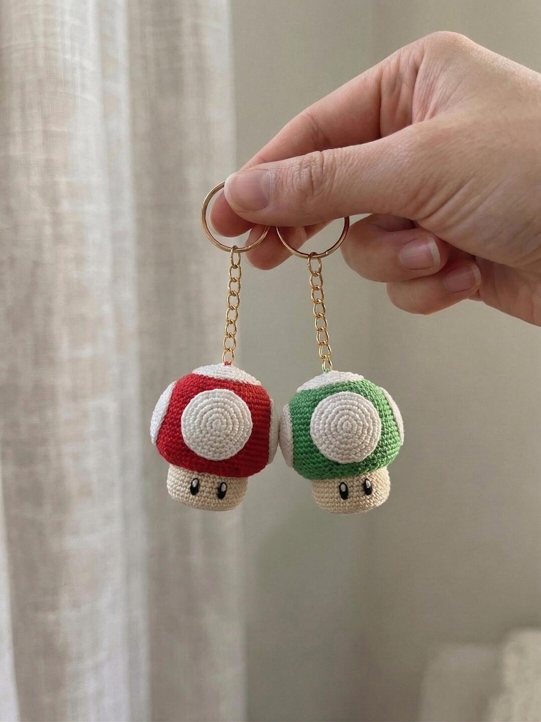Crochet Mushroom Handmade Super Mario Bros Power up Video Game ...