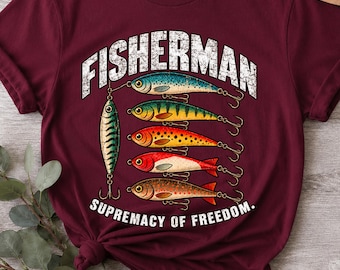 Fisherman T-Shirt, Vintage Fishing Shirt, Funny Fishing Gift for Men, Angler Gift, Fisherman Gift, Outdoor Adventure Tee