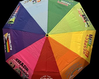 THE BIG DEAL Gay Pride Rainbow Umbrella