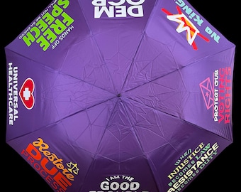 Resistance Purple Protest Umbrella