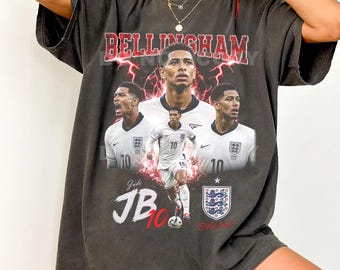 Comfort Colors Jude Bellingham England Football T-Shirt