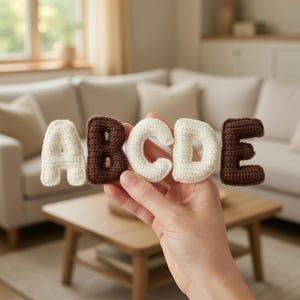 Alphabet Crochet Pattern PDF | Complete A-Z Letters Tutorial | Personalized Name Pillow Pattern | Nursery Decor Crochet