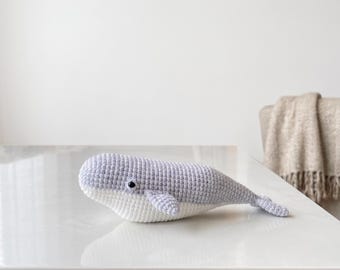 Den stora valen: Realistiskt miniatyr amigurumi virkmönster