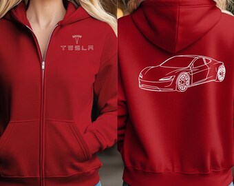 Tesla Full Zip Hoodie